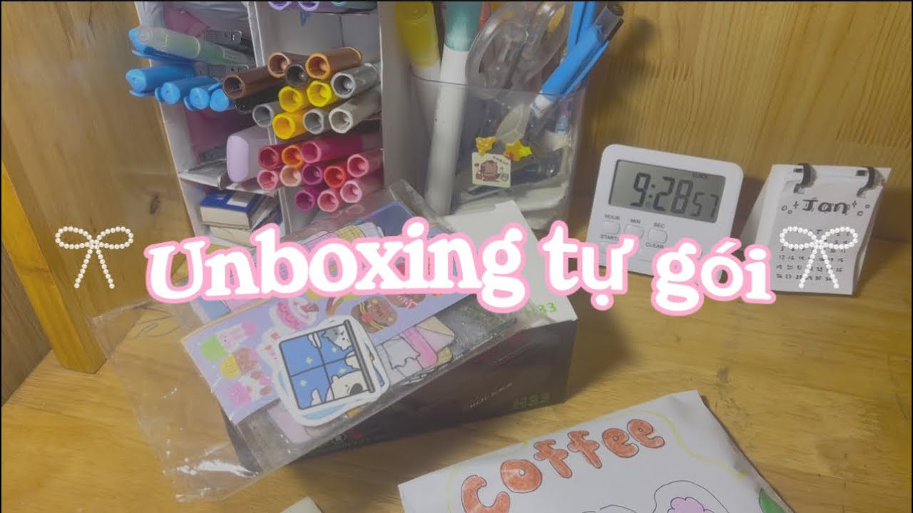 📦 Unboxing tự gói cùng mềnhh 😍🪤🧸🍫
