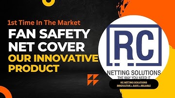 Fan Safety Net Cover And Plastic Netting Manufacturer @rcnettingsolutions7564