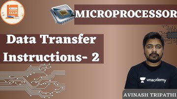 Data Transfer Instructions- 2 | 8085 Microprocessor | MICROPROCESSOR | GATE/ESE | Avinash Sir