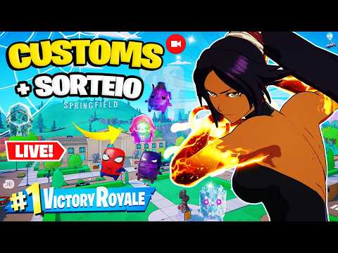 🔴HORA DOS ELEMENTAIS GEMA/TROCAS PT/BR | FORTNITE SQUADS RANKS, CUSTOMS/CRIATIVO PS5 #fortnite