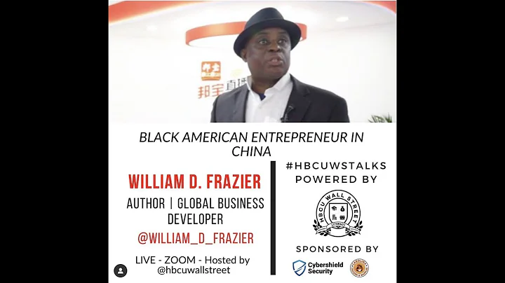#HBCUWSTalks with William D  Frazier