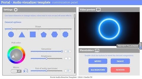 Portal Music Visualizer | After Effects Template