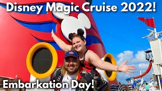 Disney Cruise Line 2022 Embarkation Day! Disney Magic Cruise Vlog 1! Disney Cruise Vlog 2022