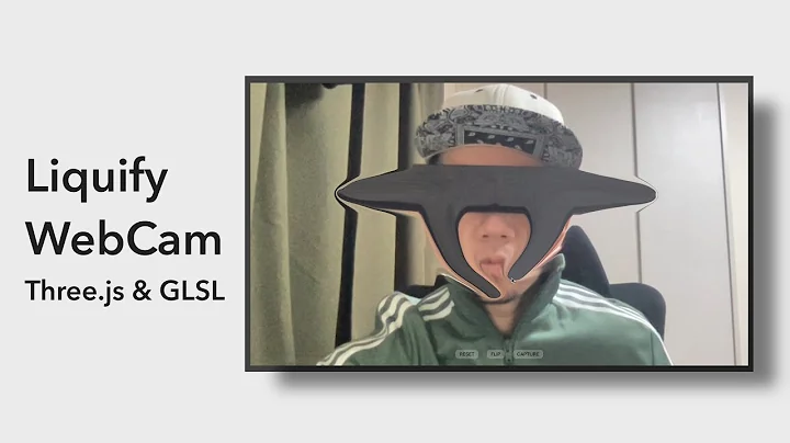 Liquify Web Camera / Three.js & GLSL