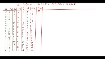 18.Draw a truth table for the following Boolean expression.