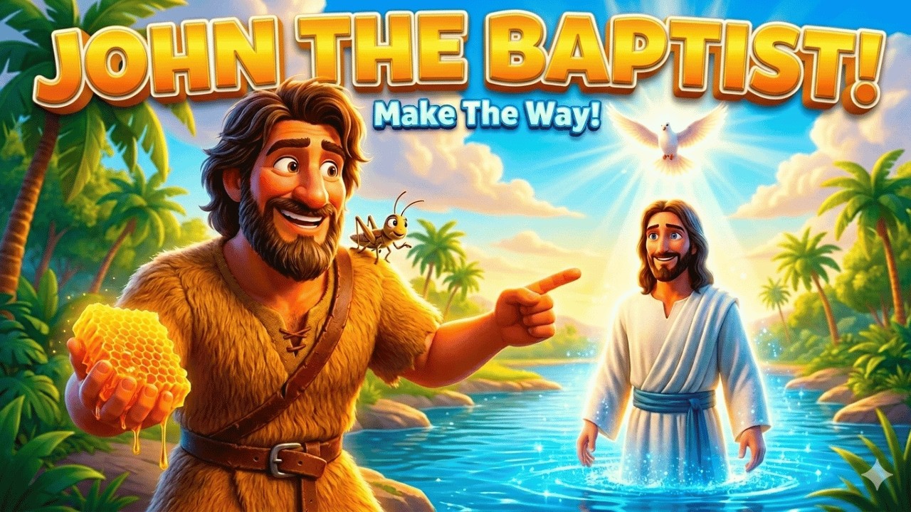 John the Baptist Song 🌊 | Bible Stories & Christian Songs for Kids ...