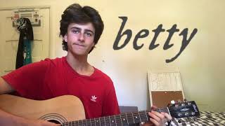 betty - taylor swift guitar cover by luca