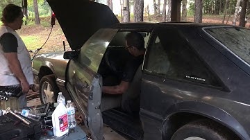 1987 Mustang GT 5.0 302 Long Tube Open Header First Startup LOUD