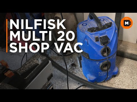 Nilfisk Multi 20 shop vac power take off (PTO) used for the first time. It's great!