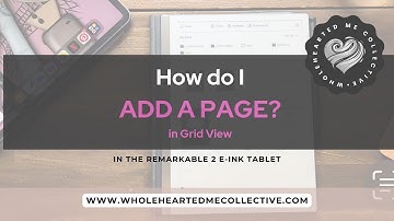 How to Add a Page using Grid View#remarkabletipsandtricks #digitalorganization #templategenie