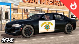 HOW TO MAKE DODGE CHARGER SRT, California Highway Patrol design in Car Parking Multiplayer