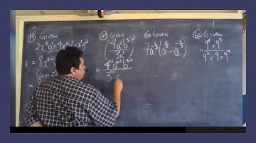 Laws of Indices Part 1