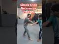 simple knife self defense for everyone | self defense hacks #selfdefense #martialarts #india #shorts