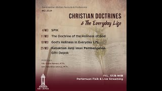 GOD'S HOLINESS IN EVERYDAY LIFE | PA PEMUDA & PROFESIONAL - 18 Mei 2024