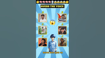 Guess The Voice 🗣️ Saurav Joshi Vlogs | Memory Test Challenge #shorts #viralshorts #trending