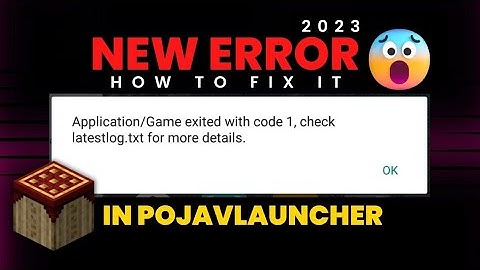 HOW TO FIX FABRIC CRASH IN POJAV LAUNCHER