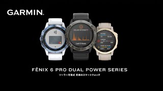fēnix 6 Pro Dual Power Slate Gray DLC / Black | スマートウォッチ 