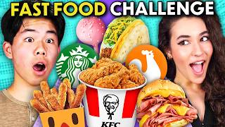 Fast Food Mystery Box Challenge: Teens Vs. Fast Food!