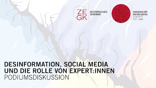 Desinformation, Social Media und die Rolle von Expert:innen