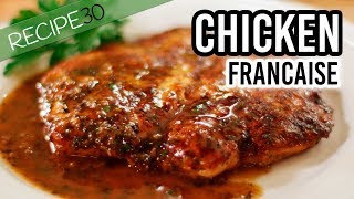 Chicken saute | Recipe30&#39;s recipe transcription