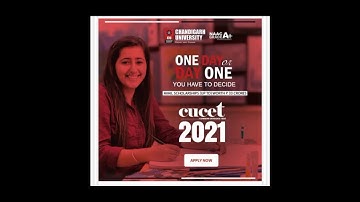 Chandigarh university(CUCET 2021),application form