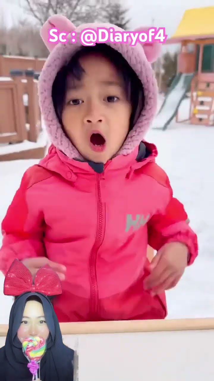KEJUTAN DI APEL ⁉️? berubah jadi siput ? @Diaryof4 #shorts #funny #dubbing