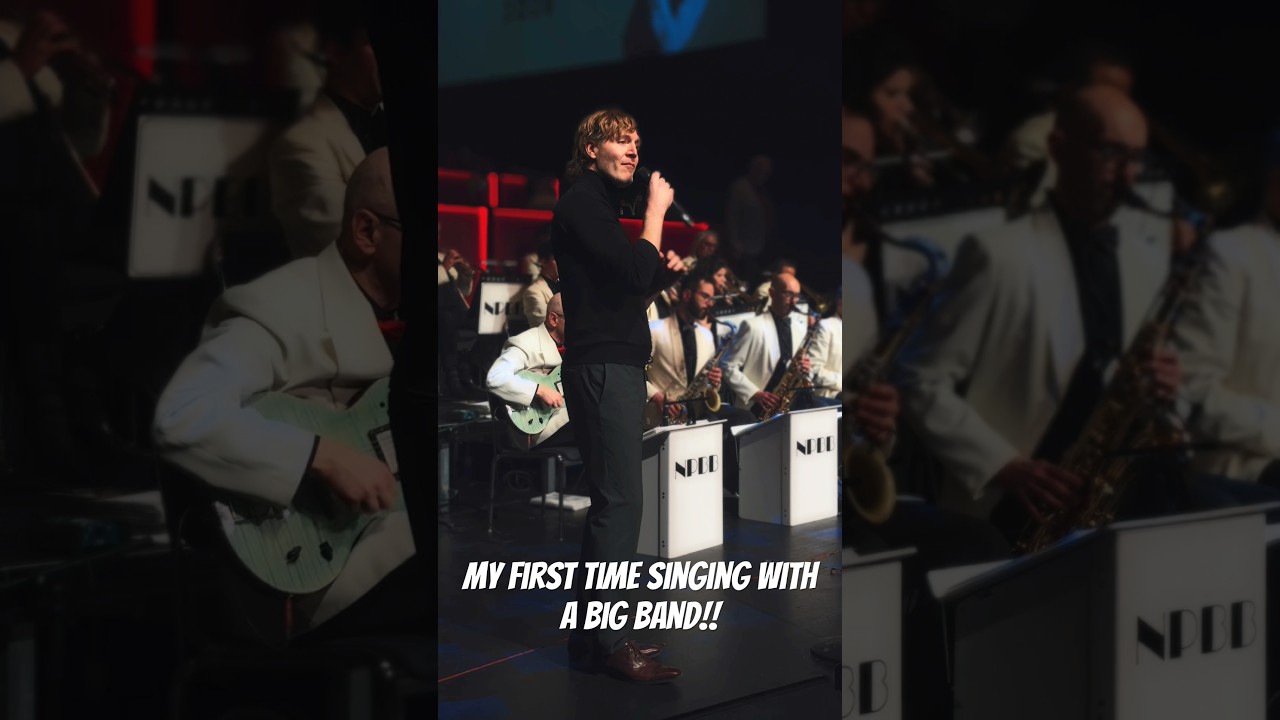 My first time singing with a Big Band!! 