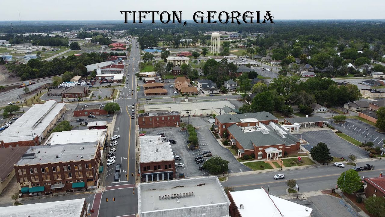 Tifton Georgia Drone Footage 4K - YouTube