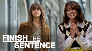 Emma Appleton's behind the scenes stories from Everything I Know About Love | Finish the Sentence