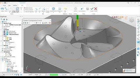 PowerMill 2019 Tutorial #80 | Mill 3D Mold & Die _3 | Mill 3D Semi Finish , Finish Machining