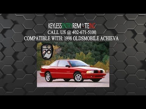 How To Replace Oldsmobile Achieva Key Fob Battery 1998