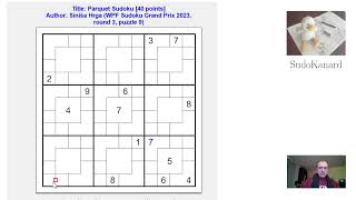 How to solve the Fortress sudoku from Sudoku Grand Prix 2023 R2