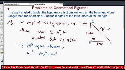 Word Problems on Geometrical Figures in Quadratic Equations || Class 10 Maths ICSE ||