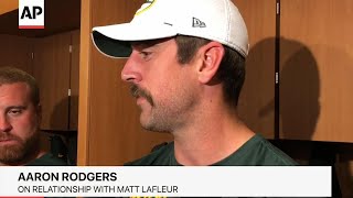 Packers' Rodgers: relationship good with LaFleur