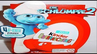 Unboxing! 24 Ü-Eier! Smurfs/Schlümpfe-Serie! Surprise Ü-Eggs! Überraschungseier!