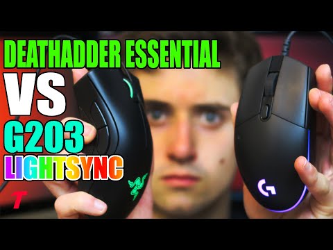 Razer Deathadder Essential vs Logitech G203 Lightsync - Obvious! (Gaming Mouse Comparison)