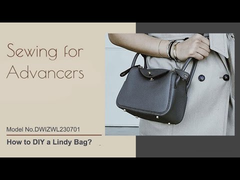 DIY Hermes Lindy Inspired Bag - Free Tutorial and PDF Pattern