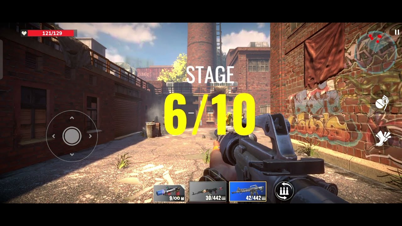 zombie state rogue like fps android and ios , high graphics, zombie kills, gaming mobile,