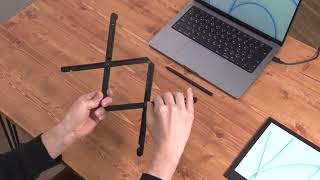 Set up the Wacom Movink foldable stand