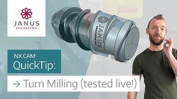 NX CAM Tutorial - We tested the new Turn Milling! 💯 In NX and on the machine