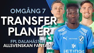 Transferplaner omgång 7 | Tankar om Mjällby | Heta wingbacks | Allsvenskan Fantasy