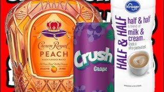 21 Content Drink Responsibly Peach Crown X Grape Soda X Half Half