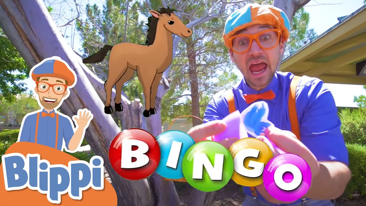 Playing BINGO With Blippi - Learning Farm Animals For Kids | Educational  Videos For Kids - YouTube