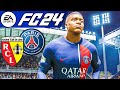 Ea fc 24 psg vs rc lens  ligue 1  ultra realism gameplay mod 4kr