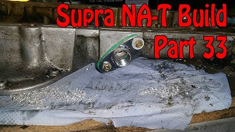SINGLE TURBO SUPRA BUILD - Part 33 - Turbo Oil Return