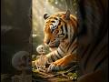 ¿Qué pasaría si fueras criado por TIGRES toda tu vida? 🐅😱 #shorts #curiosidades #viral