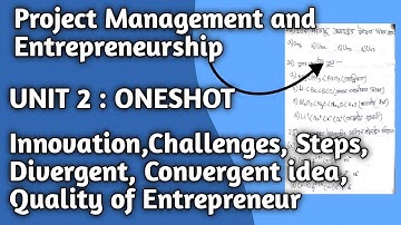 Unit 2 One Shot | MAKAUT | PYQ + Free Notes | Project Management & Entrepreneurship