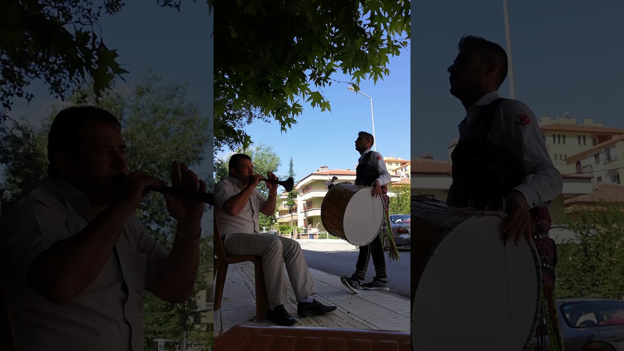 İskilip davulcuları Şakir KARASU ve zurnacı ahmet crum dugun