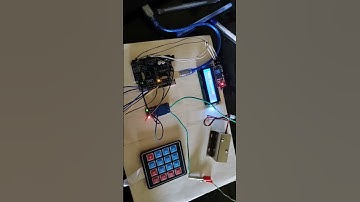ARDUINO based solenoid keypad door lock#electronicsprojectworkidea
