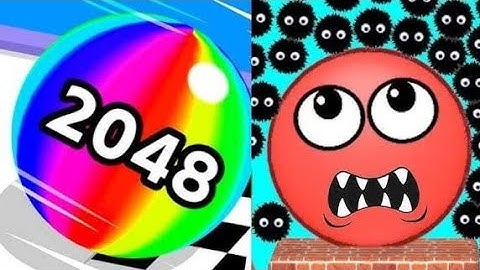 Ball Run 2048 Vs Hide Ball 👹 Max All Levels Android( iOS ) Gameplay 
